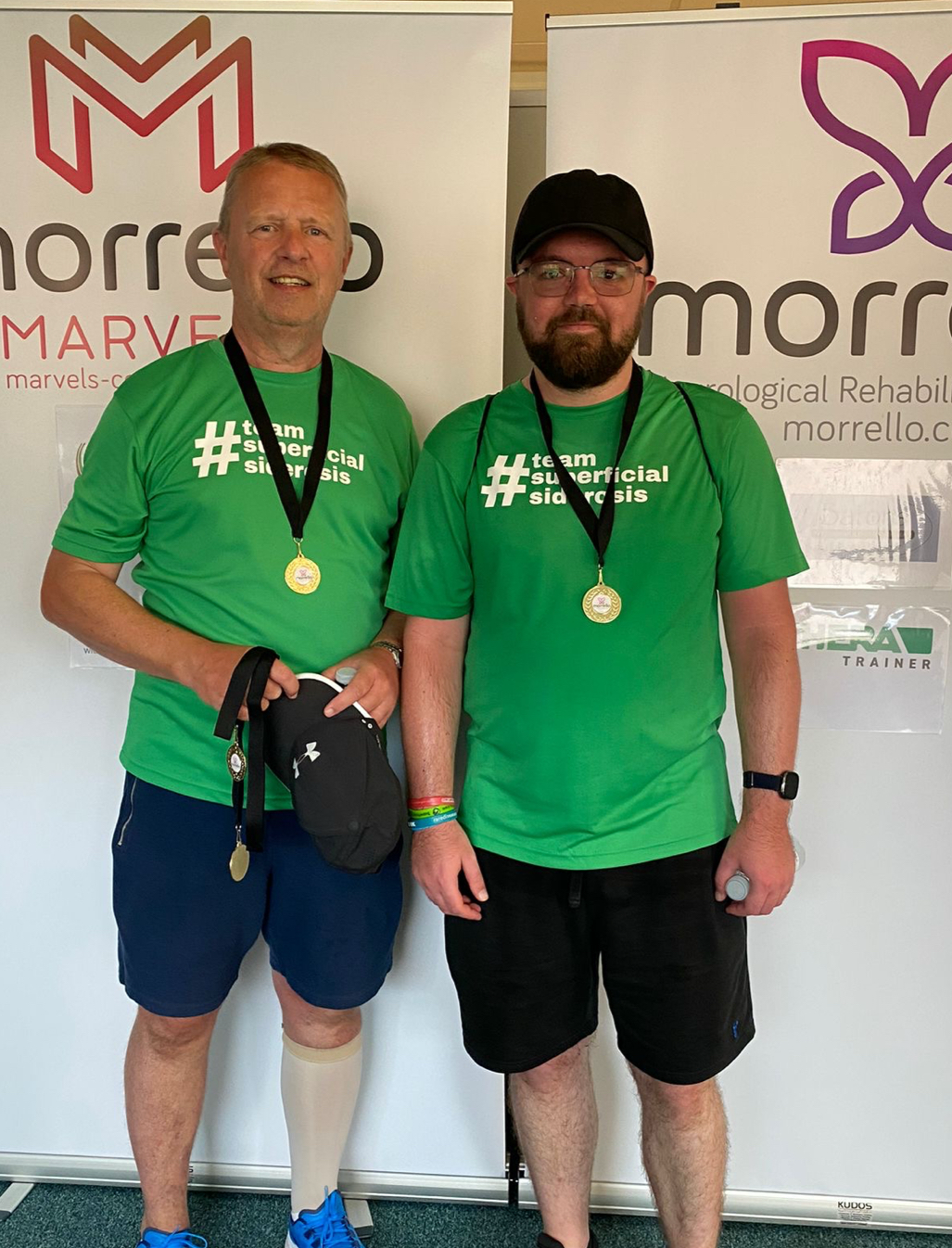 Photo of 2 participants at an Morrello Marvels event